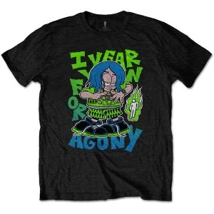 Image of Billie Eilish - Agony Unisex Medium T-Shirt - Black