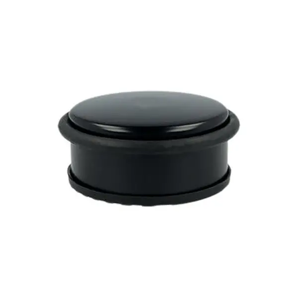 Image of Alba Door Wedge Steel/Elastomer Ballast Black DOORSTOP BK