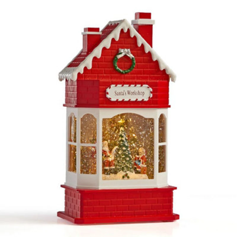 Image of The Christmas Workshop Santa's Workshop Snow Globe