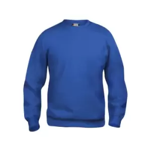 Image of Clique Unisex Adult Basic Round Neck Sweatshirt (L) (Royal Blue)
