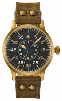 Image of Laco Friedrichshafen Bronze| Pilotes Leather Watch