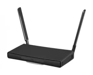 Image of Mikrotik hAP ax³, WiFi 6 (802.11ax), Dual Band (2.4 GHz / 5 GHz), Ethernet LAN, Black, Tabletop Router (C53UIG+5HPAXD2HPAXD)