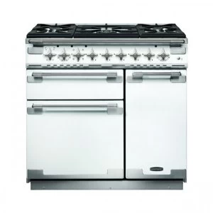 Image of Rangemaster ELS90DFFWH Elise 90 Dual Fuel Range Cooker