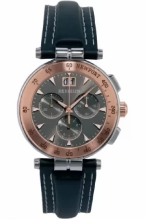 Image of Mens Michel Herbelin Newport Marine Chronograph Watch 36657/TR22GR