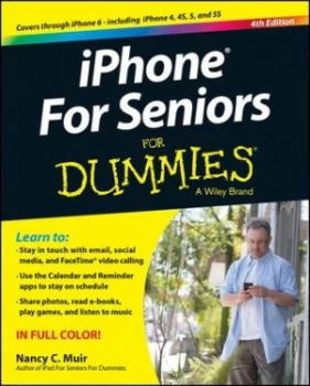 Image of iPhone for Seniors for Dummies by Nancy C. Muir Paperback
