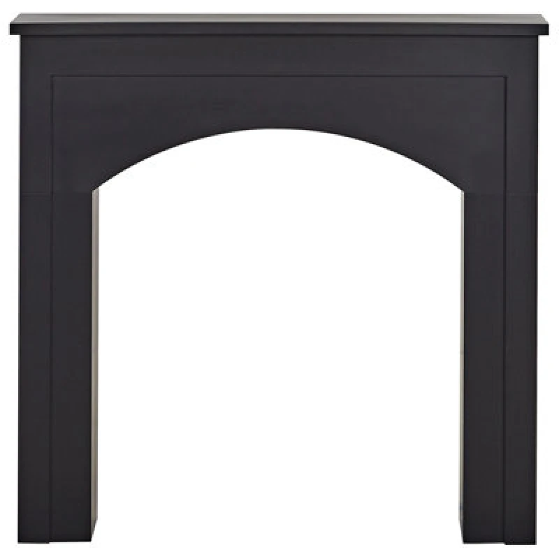 Image of Beliani Fireplace Mantel Busselton Black