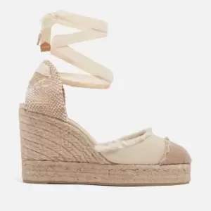 Image of Castaner Womens Carina Canvas Wedge Espadrilles - UK 8
