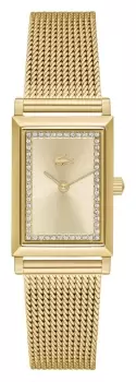 Image of Lacoste 2001315 Catherine (20.7mm) Gold Dial / Gold-Tone Watch