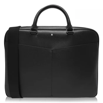 Image of Mont Blanc - Mont Blanc Sartorial Ultra Slim Document Case - Briefcases - Black