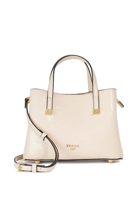 Image of Dune London Womens 'Dominantly' Tote Bag in Ecru Ecru Female