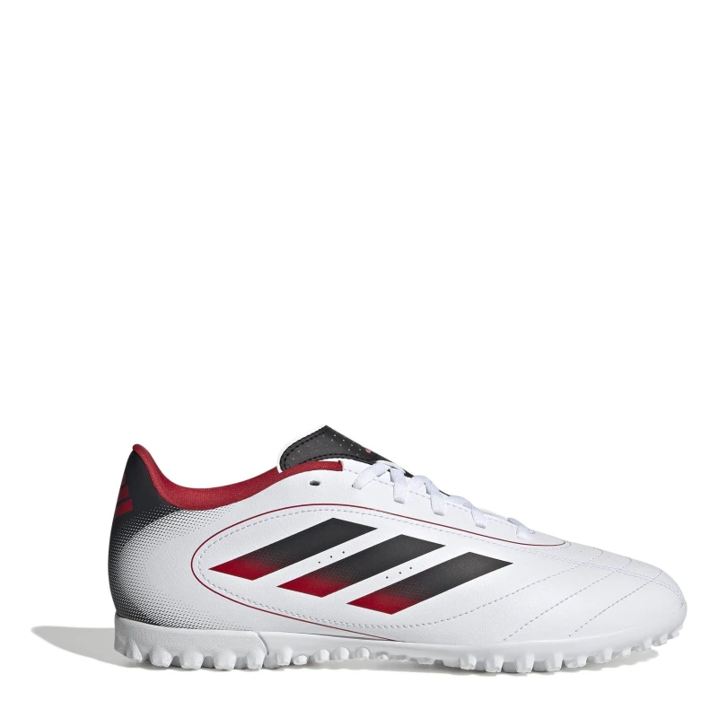 Image of adidas Goletto Adults Astro Turf Football Boots White/Black 09 male 6.5 (40)