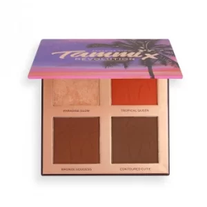 Image of Revolution x Tammi Face Contour Palette Golden Glow Deep