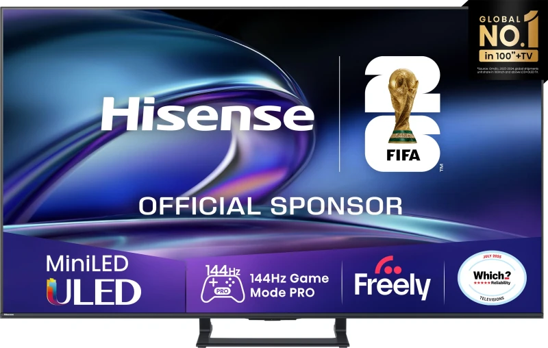 Image of Hisense E8QTUK 65" Smart 4K Ultra HD Mini-LED TV 65E8QTUK Grey