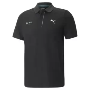 Image of Puma Mercedes-AMG Petronas Formula 1 Polo Shirt - Black