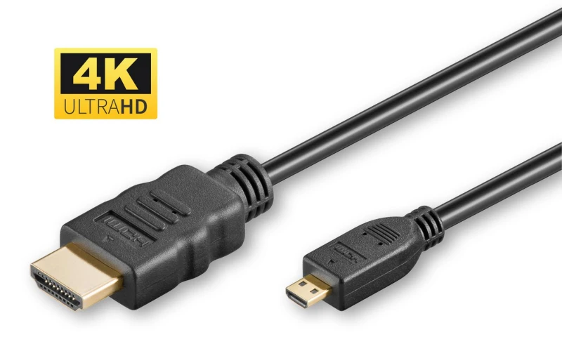 Image of Microconnect 4K HDMI A-D cable. 2m