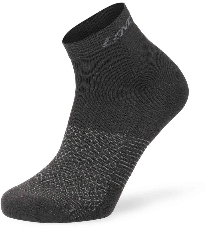 Image of Lenz Think About Cool Active 1 Low Socks, black, Size 45 - 47 for Men