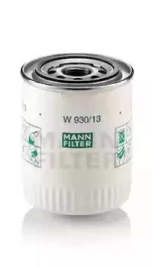 Image of Oil Filter W930/13 By Mann