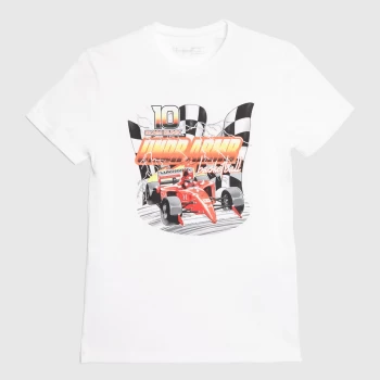 Image of Under Armour Boys Hoops Nitro T-Shirt In White & Red