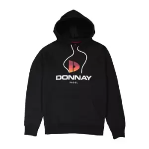 Image of Donnay Cyborg Mens Sweatshirt Hoodie - Black