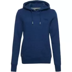 Image of Superdry Logo Hoodie - Blue