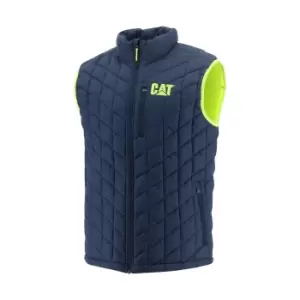 Image of Caterpillar Mens Insulated Body Warmer (S) (Blue)