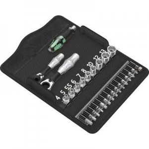 Image of Wera KK Zyklop Mini 2 Bit set Metric 1/4 (6.3 mm) 27 Piece 05135918001