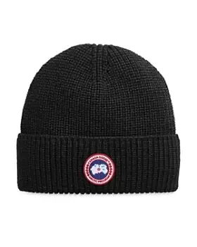 Image of Canada Goose Arctic Disc Merino Wool Ribbed Toque