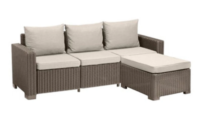 Image of Keter California Chaise Longue - Cappuccino, Cream 262050