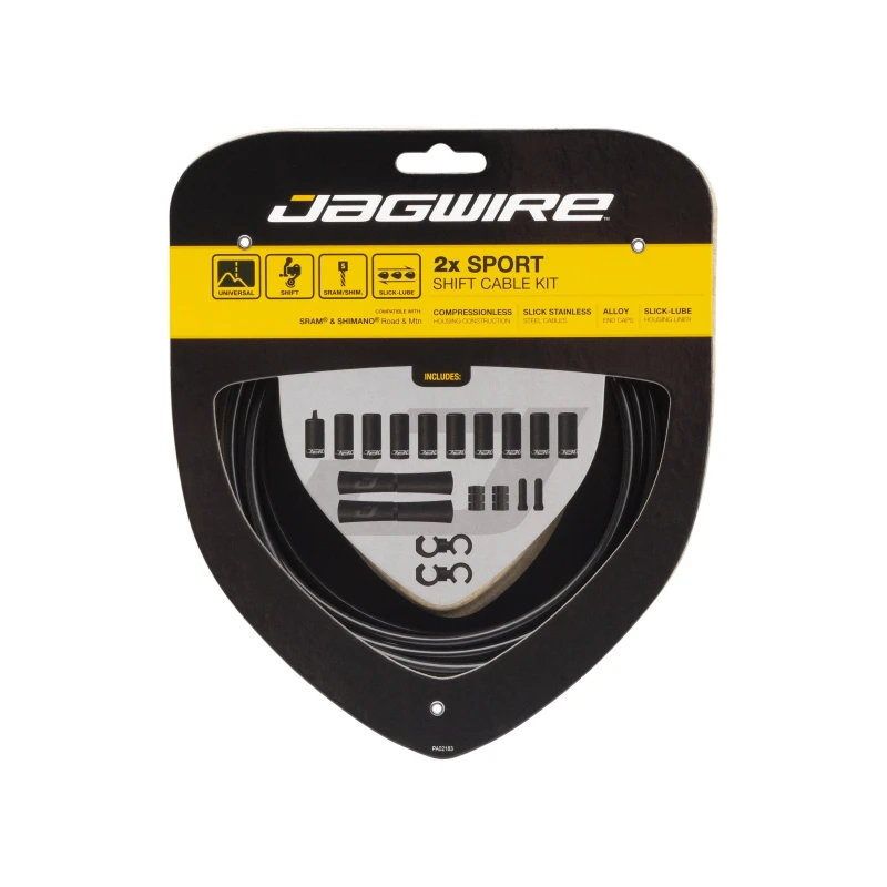 Image of Jagwire Sport Shift Kit 2x Black unisex One Size