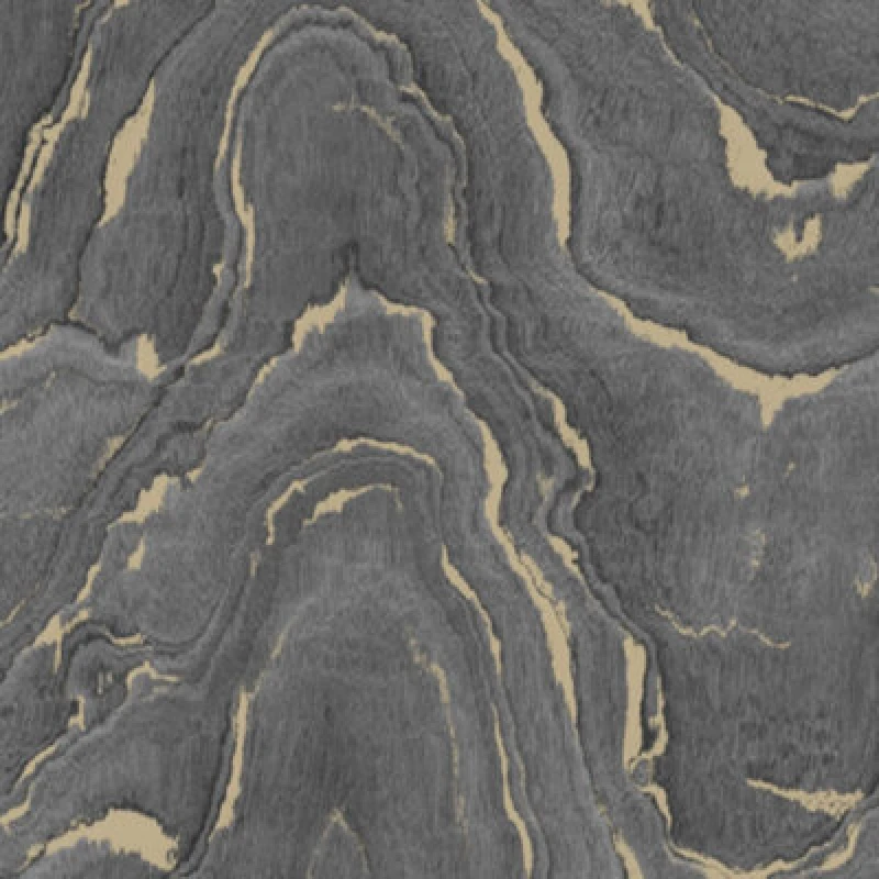 Image of Muriva Woodgrain Charcoal Wallpaper 10m x 53cm, Grey 199503