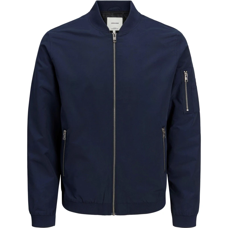 Image of Jack and Jones Rush Bomber Jacket Mens - Blue Blue XS