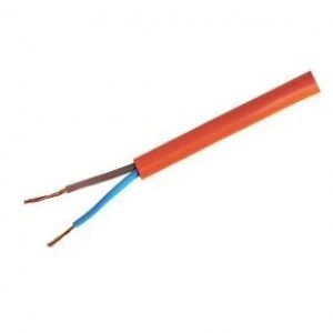 Image of Zexum 1mm 2 Core Hi-Vis Flex Cable Orange Round 3182Y - 5 Meter