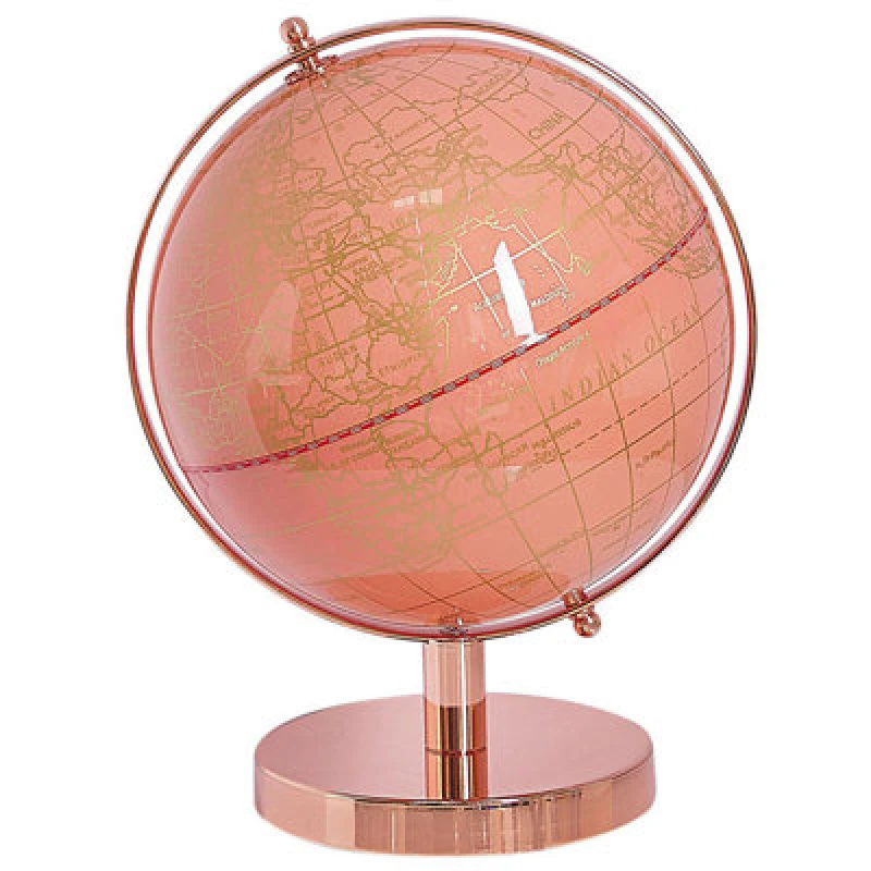 Image of Beliani Retro Globe Cabot Pink 28 Cm