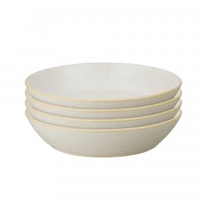 Image of Impression Cream Set Of 4 Pasta Bowl