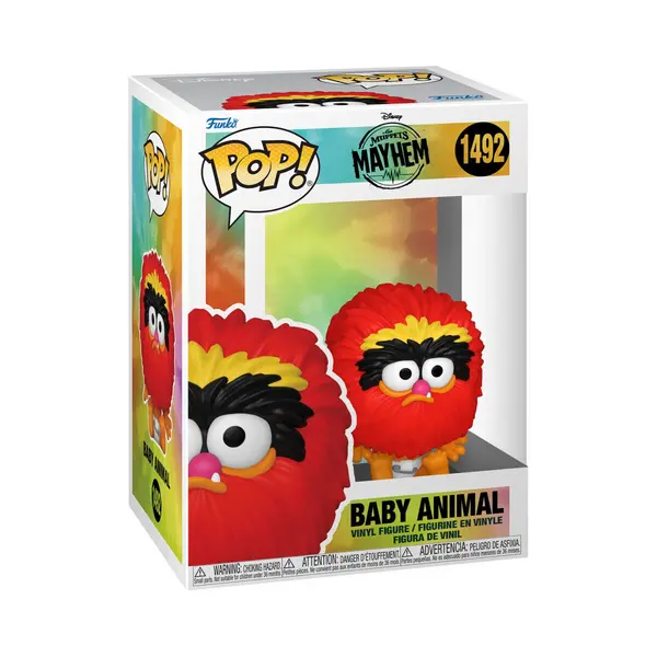 Image of The Muppets The Muppets Mayham - Baby Animal Vinyl Figurine 1492 Funko Pop! multicolour