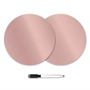 Image of Fine Decor Fine Decor Rose Gold Dry-Eraser Wall Decal