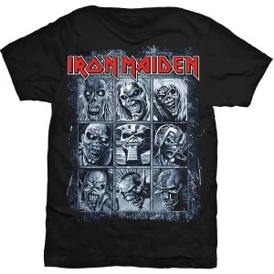 Image of Iron Maiden - Nine Eddies Unisex Medium T-Shirt - Black