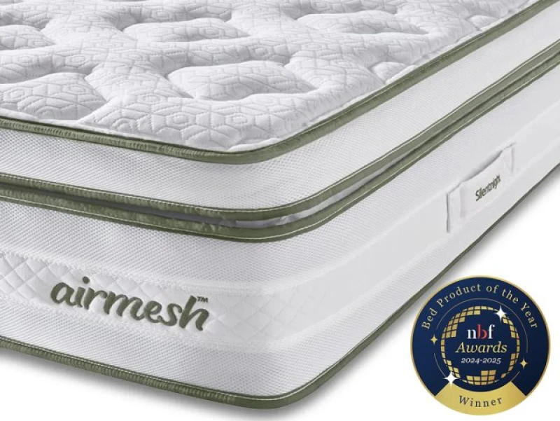 Image of Silentnight Airmesh Mirapocket 3000 Pillowtop 3ft Single Mattress