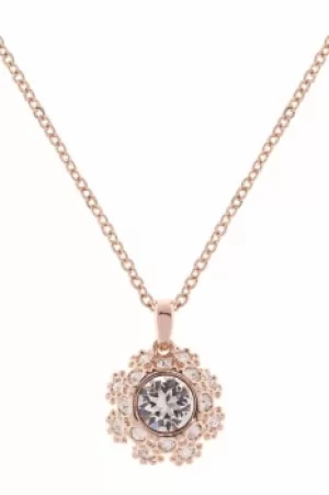 Image of Ted Baker Ladies Gold Plated Sirou Crystal Daisy Lace Necklace TBJ1580-24-02