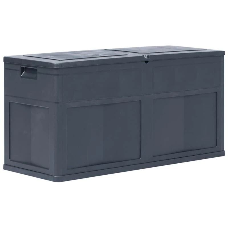 Image of VIDAXL Garden Storage Box 320 l Black Vidaxl 45688fr