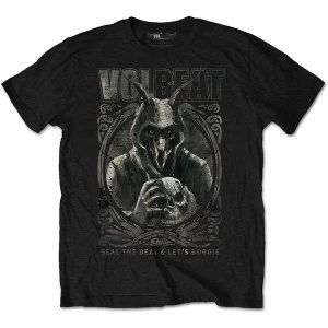 Image of Volbeat - Goat with Skull Unisex Medium T-Shirt - Black