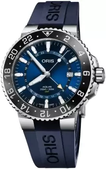 Image of Oris Watch Aquis GMT Date - Blue