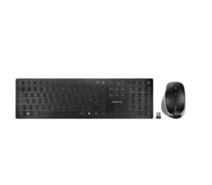 Image of CHERRY DW 9500 SLIM keyboard Mouse included RF Wireless +...