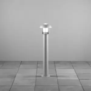 Image of Heimdal Outdoor Classic Aluminium Grey Pathway Bollard, IP44