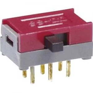 Image of Slide switch 30 Vdc 0.1 A 2 x OnOn NKK Switches S