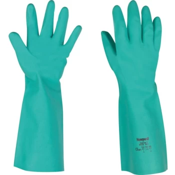 Image of 953-03 Powercoat Nitraf Nitrile Green Gloves - Size 9 - Honeywell