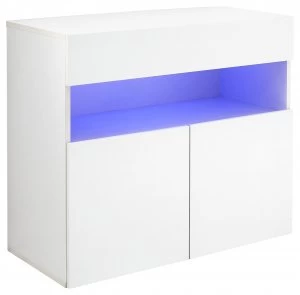 Image of Galicia 3 Door LED Sidebaord - White