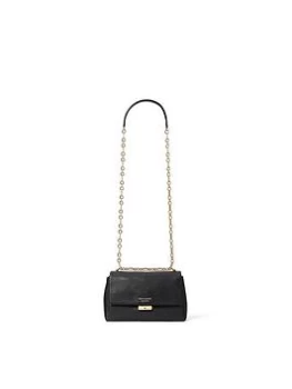 Image of Kate Spade New York Carlyle Pebbled Leather Medium Shoulder Bag - Black