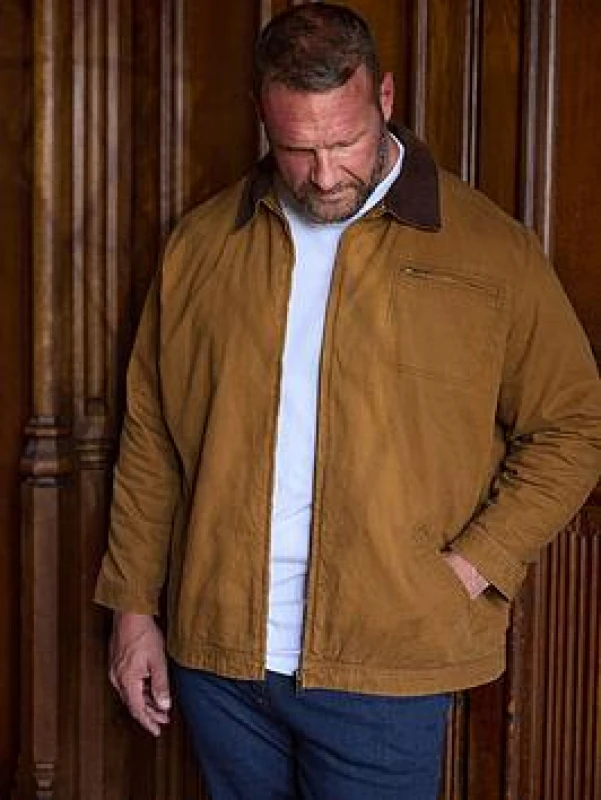 Image of BadRhino BadRhino Men Canvas Worker Jacket in Brown Size: 2X-large Brown XXL Male 5063589357489