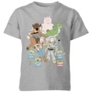 Image of Toy Story Group Shot Kids T-Shirt - Grey - 5-6 Years